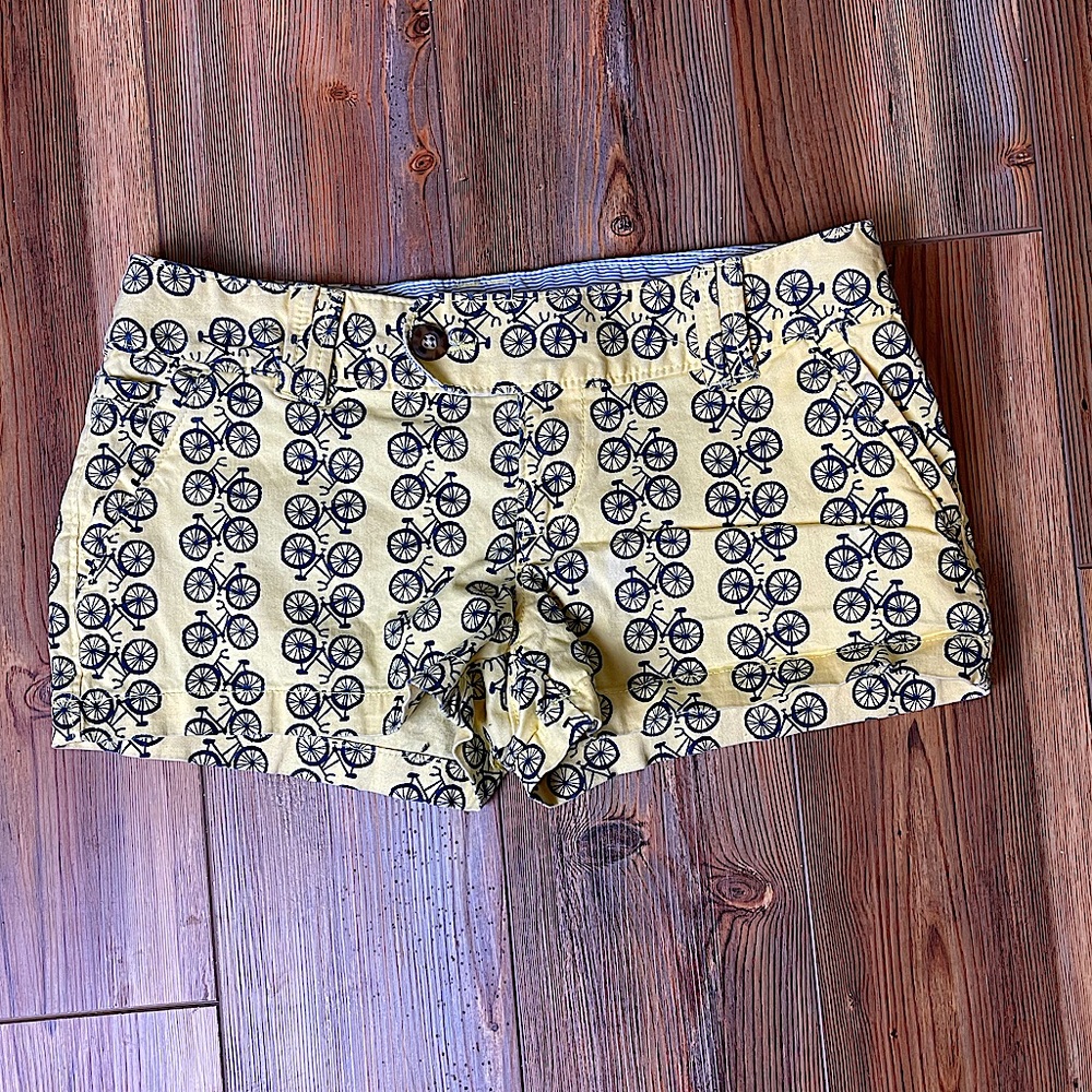 Red Camel Bicycle Print Shorts 5 jr. FREE SHIP - Picture 1 of 4